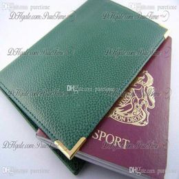 2021 New Green Leather Passport Holders Or Covers Wallet Mens Womens Watch Watches Bags Accessories 116500 116610 126660 Puretime 276G