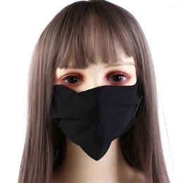 Scarves Sports Breathable Solid Colour Hiking For Girl Sun Protection Mesh Summer Silk Mask Face Scarf Cover Sunscreen