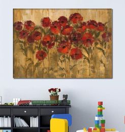 Handmade Abstract Oil paintings flowers Sunshine Floral modern art on canvas for living Dining room Wall decor9467458