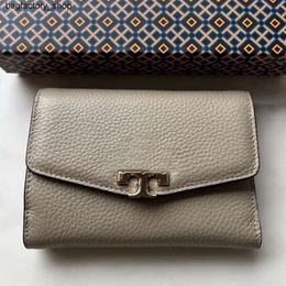 Luxury Handbag Designer Brand Discount Wallet Card Bag New Womens Bag Mid Fold Wallet Short Zipper Zero Wallet Real Leather Card Bag W5QO
