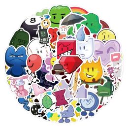 50/100pcs Anime Game Battle for Dream Island Stickers Decor Luggage Laptop Phone Guitar Refrigerator Reward Sticker Kids Toys