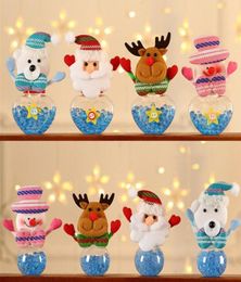 Christmas Decorations Year 2022 Navidad Gift Bags Candy Jar Storage Bottle Santa Bag Sweet Boxes Child Kids Gifts8705135