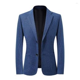 Men's Suits High Quality Blazer Men Italian Style High-level Simple Business Casual Elegant Fashion Gentleman Suit Jacket Professional Wear
