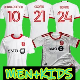 2024 MLS Toronto FC Soccer Jerseys Away KAYE BERNARDESCHI 24 25 INSIGNE OSORIO MORROW BRADLEY men kids Football Shirt Uniform Fans