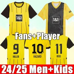 New 2024 2025 REUS REYNA Home and away Soccer Jerseys Cup version DORTMUND KAMARA HUMMELS ADEYEMI BRANDT shirt HAZARD RYERSON BYNOE-GITTENSfootball uniforms