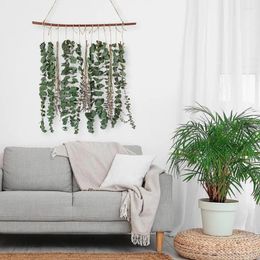 Decorative Flowers Lychee Life Eucalyptus Leaves Lavender Bouquet Dried Flower For Party Hanging Wall Decor Artificial Plants Natural Floral