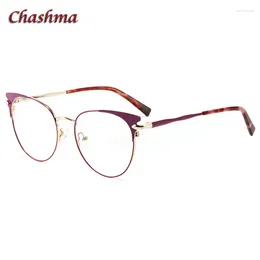 Sunglasses Frames Chashma Women Frame Spring Hinge Prescription Optical Lenses Round Anti Blue Ray Po Gray Transition Glasses