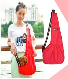 Brand Pet Carrier Bag Oxford Cat Puppy Shoulder Bag Soft Dog Front Sling Carrier Fahion Bag 14 Colors DHL YW11754653814