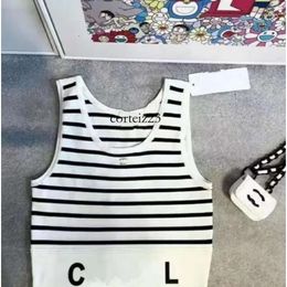 Chanells Shirt Designer T Shirt Chan Shirt Women Tanks Camis Cotton-Blend Tank Tops Two C Letters Designer Skirts Yoga Suit CHANNEL Dress Bra Vest Vintage T Shi 610