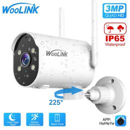 Wireless Camera Kits WooLink 3MP security camera for home safety protection night vision motion detection outdoor wireless PTZ Wifi monitoring camera J240518