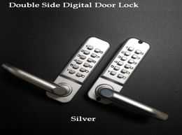 long handle keyless mechanical digital door lock keypad PasswordKeyCode homeGardenYard Wooden Iron door lock Gate opener Y20043742851