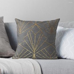 Pillow Art Deco // Textured Grey - Large Scale Throw Pillowcases Sofa