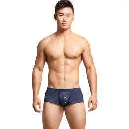 Underpants Underwear Fashion Home Shorts European And American Men's Four Cornered Pants Breathable