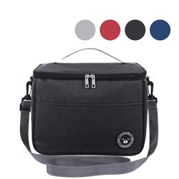 Portable Lunch Bag Thermal Insulated Box Tote Cooler Handbag Waterproof Backpack Bento Pouch Company Food Storage Bags 240511