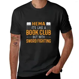 Men's Tank Tops HEMA Historical European Martial Arts Sword Fighting Book Club Fencing T-shirt Customs Blouse Clothing