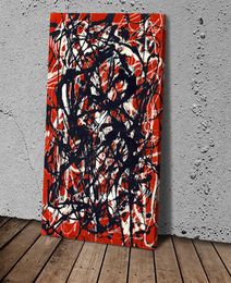 Jackson Pollock Form HD Canvas Print Home Decoration Living Room Bedroom Wall Stickers Art Picture HD Canvas5583731