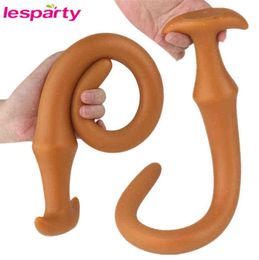 Super Long Soft Huge Anal Plug Butt Plug Large Dildo Vagina Anus Stimulation Dilator Prostate Massage Anal Sex Toy For Men Women 24605145