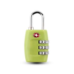 Door Locks New Tsa 3 Digit Code Combination Lock Resettable Cus Travel Lage Padlock Suitcase High Security Dh47 Drop Delivery Home Gar Dhmdd