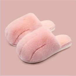 Sandals Fluff Women Chaussures White Grey Pink Womens Soft Slides Slipper Keep Warm Slippers Shoe 986 s s