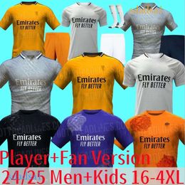 S-4XL MBAPPE Fourth Home soccer jerseys 24 25 Fans Player football shirt VINI JR TCHOUAMENI MODRIC VAERDE 2024 2025 men kids reAL mADRIds BELLINGHAM uniform