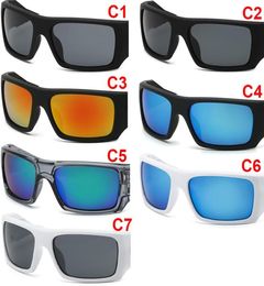 Classic Cycling Sunglasses Dazzle Colour Mens Sun Glasses in USA Square Big Frame Dark Lens Cool Designer Sunshades Outdoor Sports 7991852