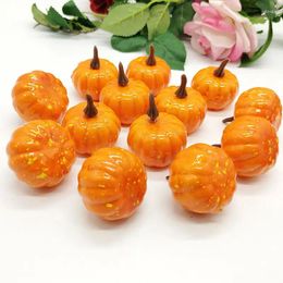 Decorative Flowers Halloween Artificial Pumpkin Decoration Fake Simulation Vegetable Decorations For Home Props DIY Crafts