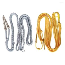 Brooches Versatile Shoulder Cord Tassels Chain Flaps Uniform Cosplay Costume Fringe Epaulettes DIY Clothing Accessories