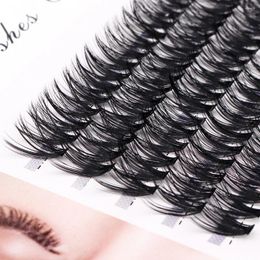 False Eyelashes 40D/20D/10D Mink 100 Clusters Eyelash Extension Natural Individual Lashes Russian Volume Lash Makeup Cilia Cili