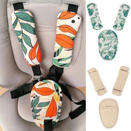 Stroller Parts 3PCS Car Seat With Shoulder Pad Set Baby Carriage Accessories Suitable For All Seats Soft Belt Cove