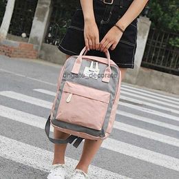 Backpack Style Backpack Style Fashion Women Leisure Back Pack Korean Ladies Knapsack Casual Travel Bags School Girls Classic Bagpack #pew