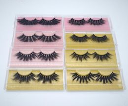 5D 20mm 25mm False eyelashes 3D Mink lashes 8 styles Eye makeup Soft Natural Thick Fake Eyelashes 3D Eye Lashes Extension Beauty T2429228