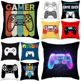 Pillow 24Hours Shipped Design Game White Cover Keyboard Handle Mouse Headset Throw Case Chair Car Decor Pillowcases