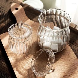 Storage Bottles With Spice Glass Decoration Kitchen & Moisture-proof Food Home Coffee Bottle Lid Organiser Tea Jar