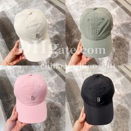 Summer Quick Dried Hat Designer Baseball Cap Simple Solid Colored Hat Sports Sunhat Sun Prevent Cap Lightweight Breathable Sports Hat
