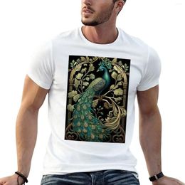 Men's Tank Tops Peacock - Art Nouveau Style T-Shirt Customised T Shirts Plus Size Tee Shirt T-shirts
