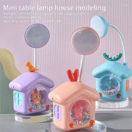 Table Lamps Cartoon Student Reading Lamp No Glare Durable The Ceiling Light Is A Wide Range Made Of High-quality Abs Material