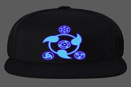 Anime Hat Cosplay Costumes Cap Luminous baseball Hip-hop Snapback Black Cotton Hats For Adult Boys Girls9734576