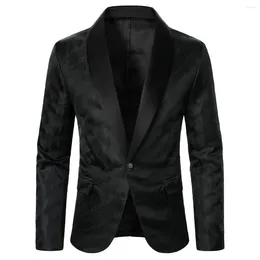 Men's Suits Coat Luxury Textured Fabric Business Casualstyle Fashion Suit Banquet Wedding Stage Street Performance Blazer