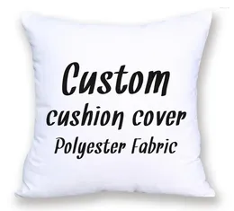 Pillow Custom Made Covers Your Own Image Po Artwork Print On Case Two Fabrics Linen And Polyester