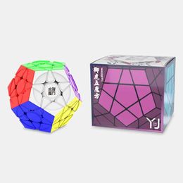 Magic Cubes Yongjun Yuhu Megaminx V2 M Magnetic Speed Professional Magic Cube Stickerless Fidget Toys YJ Yuhu V2M Cubo Magico Puzzle Cube Y240518