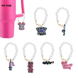 Beaded Barber Shop Theme 33 Pearl Chain With Charm For Tumbler Cup Personalized Handle Shaped Accessories Drop Delivery Otq7R Otqie
