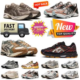 Top Gel NYC Marathon Running Shoes 2024 good quality Designer Oatmeal Concrete Navy Steel Obsidian Grey Cream White Black Ivy Outdoor Trail Sneakers