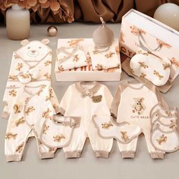 Clothing Sets 20/22/24/26 pieces of newborn clothing baby gifts pure cotton baby set 0-6 months spring/summer childrens clothing unisex unboxed H240518