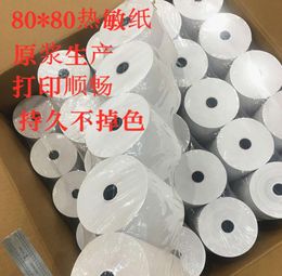 Roll paper 80 cash register 80x80 thermal xprinter machine printing kitchen receipt paper8437056