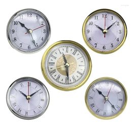 Table Clocks Multifunctional Clock Insert 80mm Face Display With Roman Numeral Perfect Decorations Head Fit