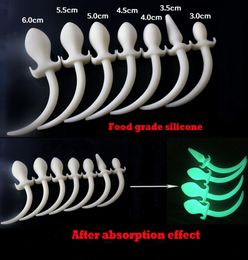 Handmade Luminous Silicone Dog Slave Tails Anal Plug Butt Plug For Anal Sex Toys Role Play Sex Products For Lover6070060