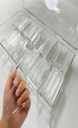 500pcsbox XXL Straight Square Long Acrylic Nail Tips No C Curve Half Cover Artificial False Tip Nails Tool 2206063953539