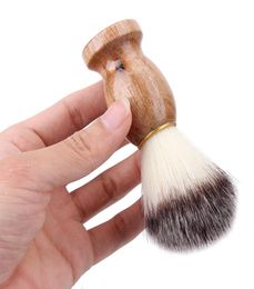 Badger Hair Men039s Shaving Beard Brush Salon Men Facial Beard Cleaning Appliance Shave Tool Razor Brush With Wood Handle For M5423136