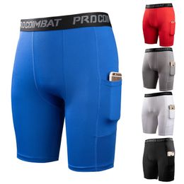 Men Quick Dry Short Mens Compression Running Tights Gym Fitness Sport Shorts Leggings Male Underwear 240517