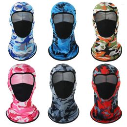 Cycling Caps Spandex Lycra Sunshade Headscarf Multicolor Hood Full Cover CS Neck Warmer Headgear UV Protection Windproof Riding Mask